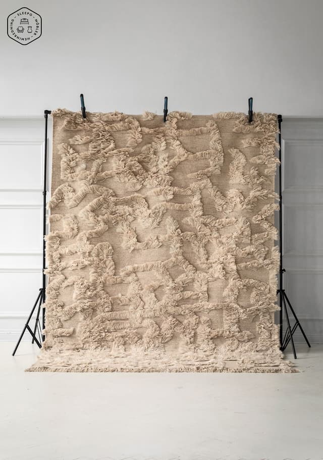 Rio Wollteppich Beige 170x230