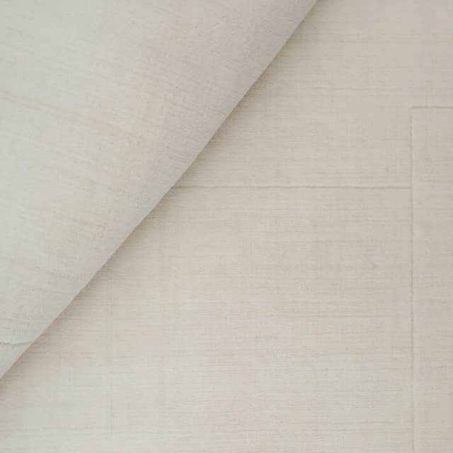 Geometric Maze Wollteppich White 200x300