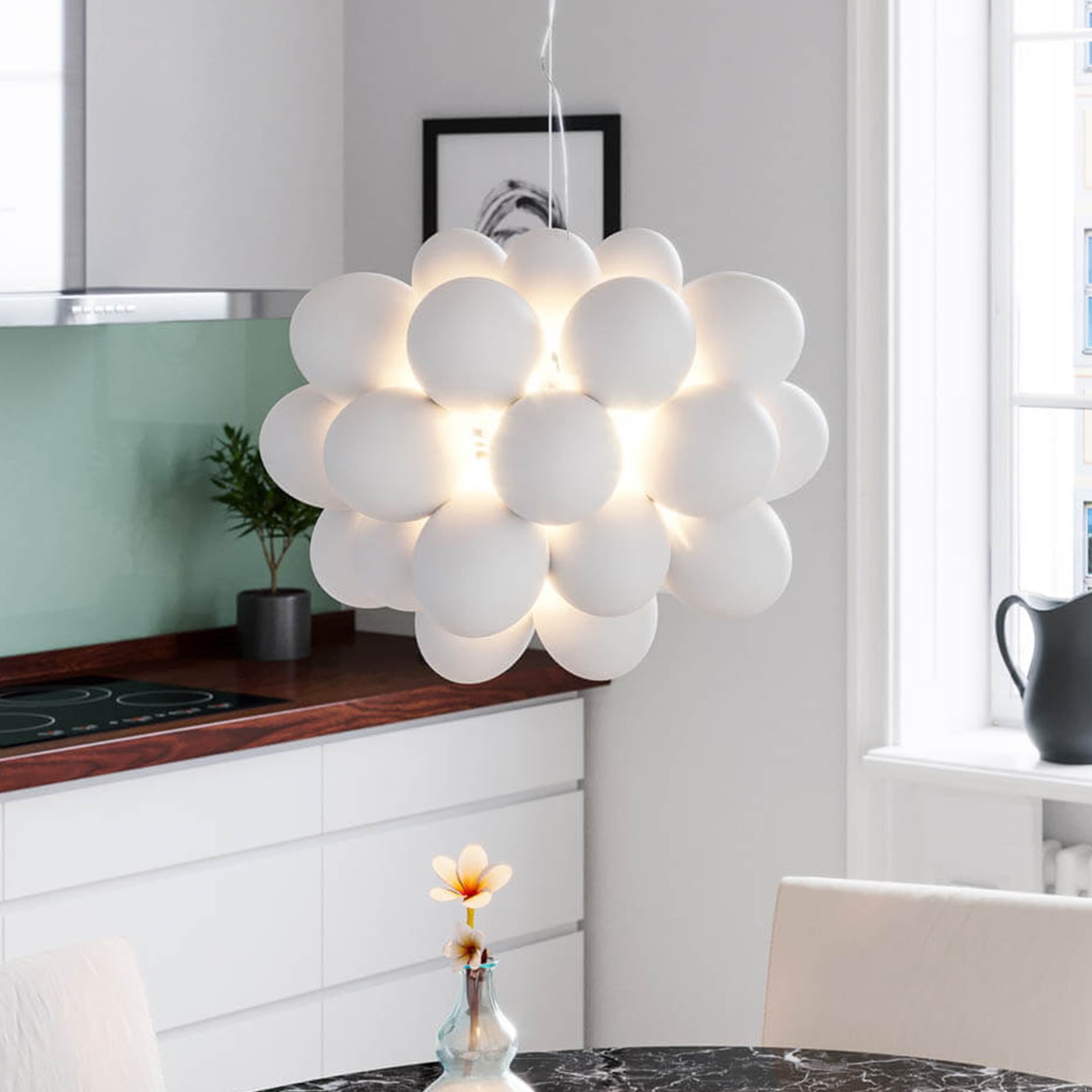 Gross Deckenlampe Weiß