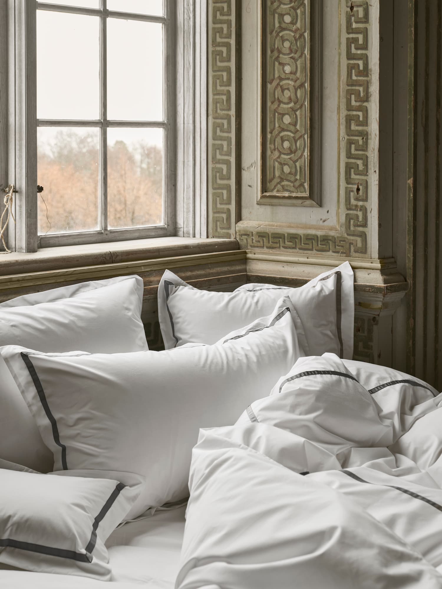 Singolo Duvet Cover Organic Percale Grey 150x210