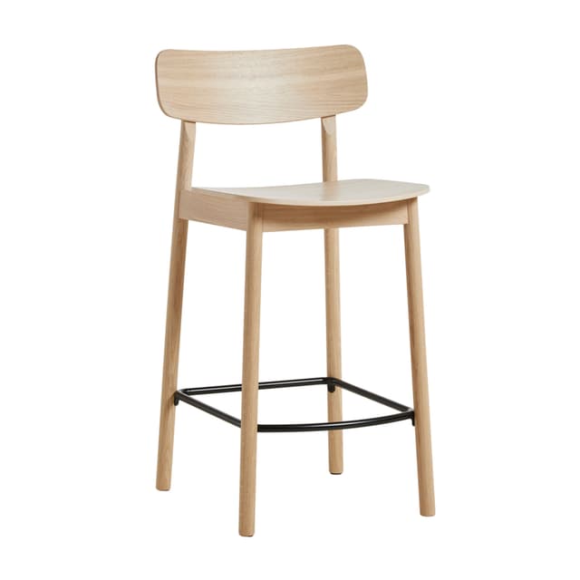 Soma Bar Stool White Oak 91cm