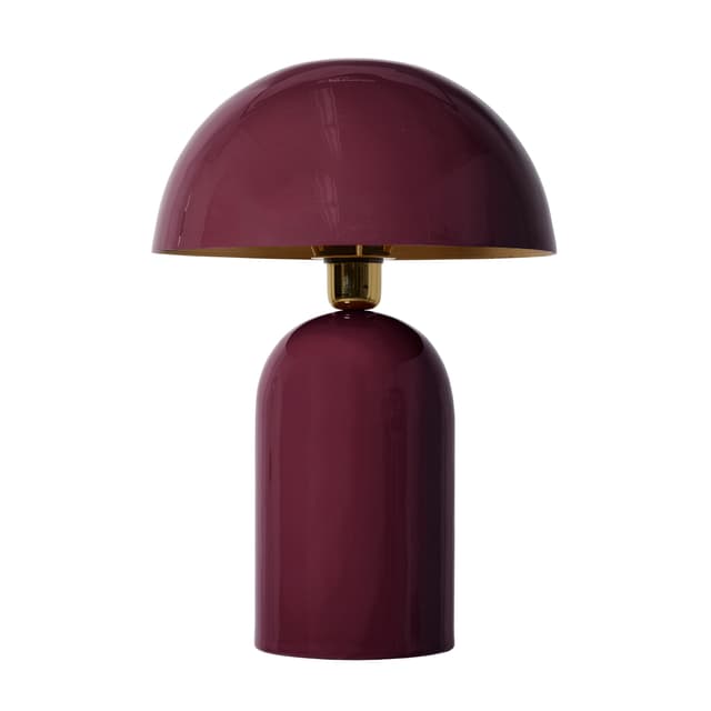 Rome Table Lamp Wine Red 45cm