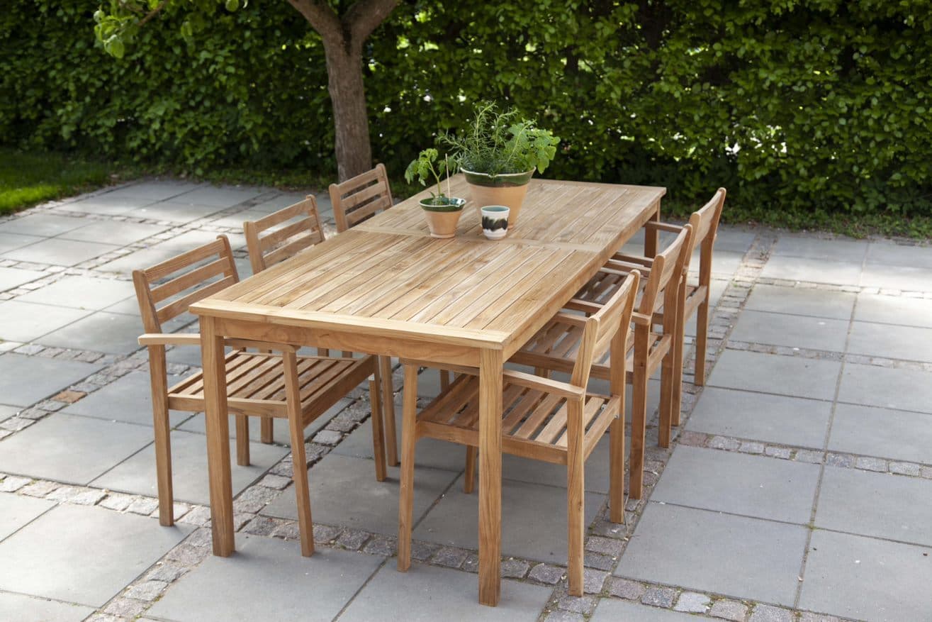 Rosenholm/Oxford Esstisch aus Teakholz 210x90cm