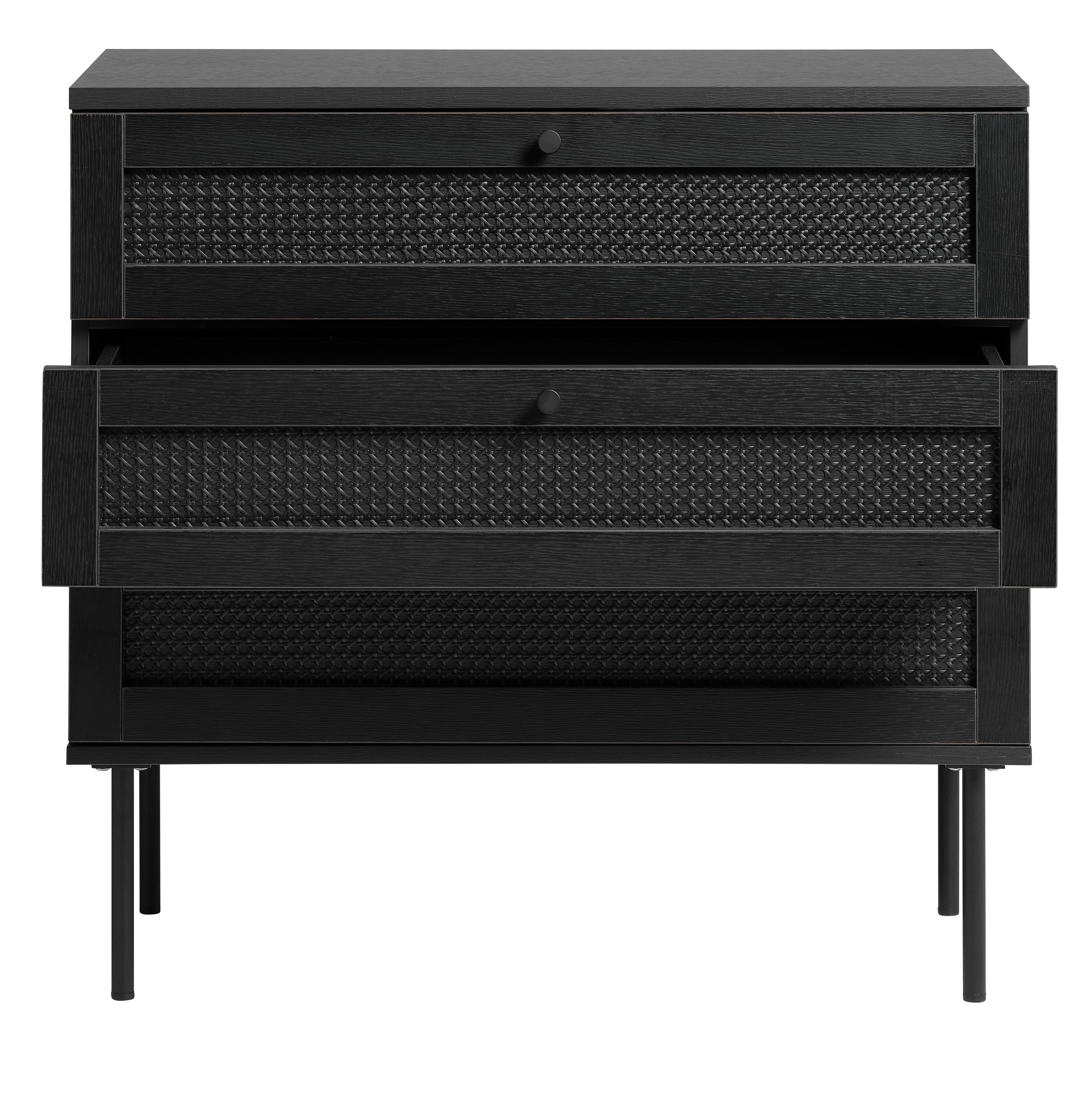 Elin Kommode Black 80cm
