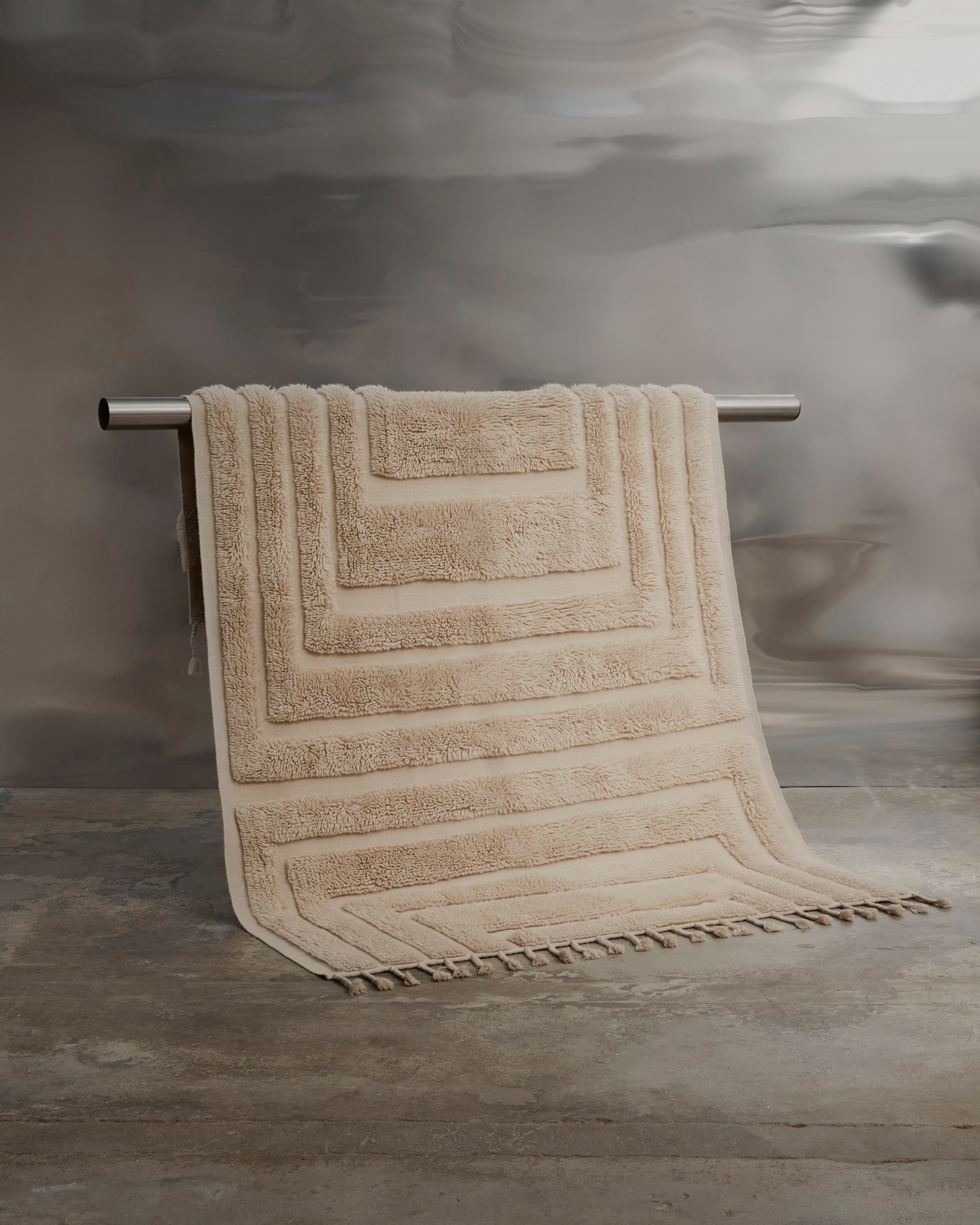 Kask Wool Rug Beige 170x240