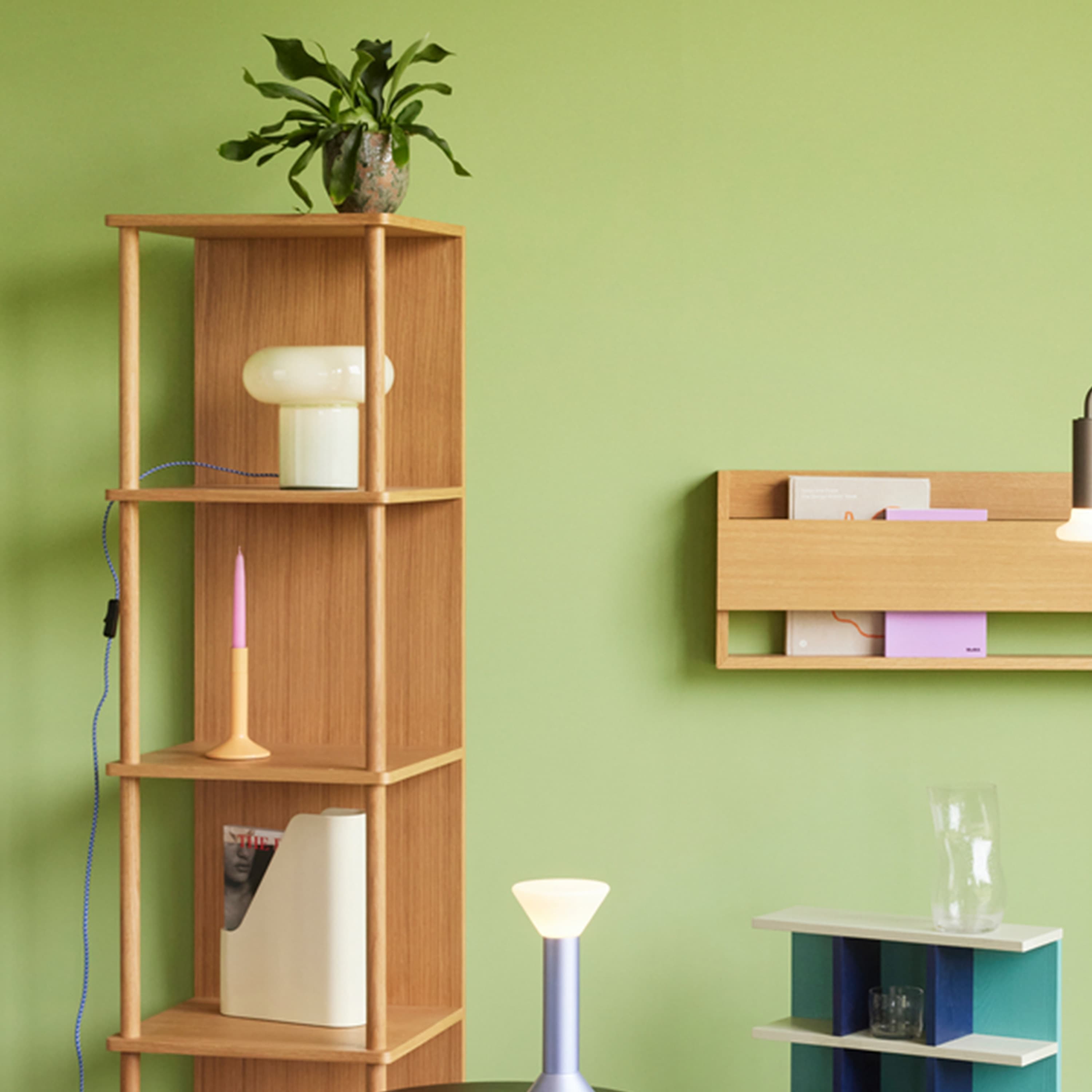 Hues Tischlampe Light green Ø23
