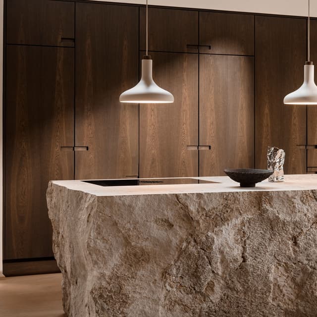 Fuji Deckenleuchte Beige Ø35