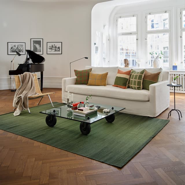 Tapti Wollteppich Green 230x320