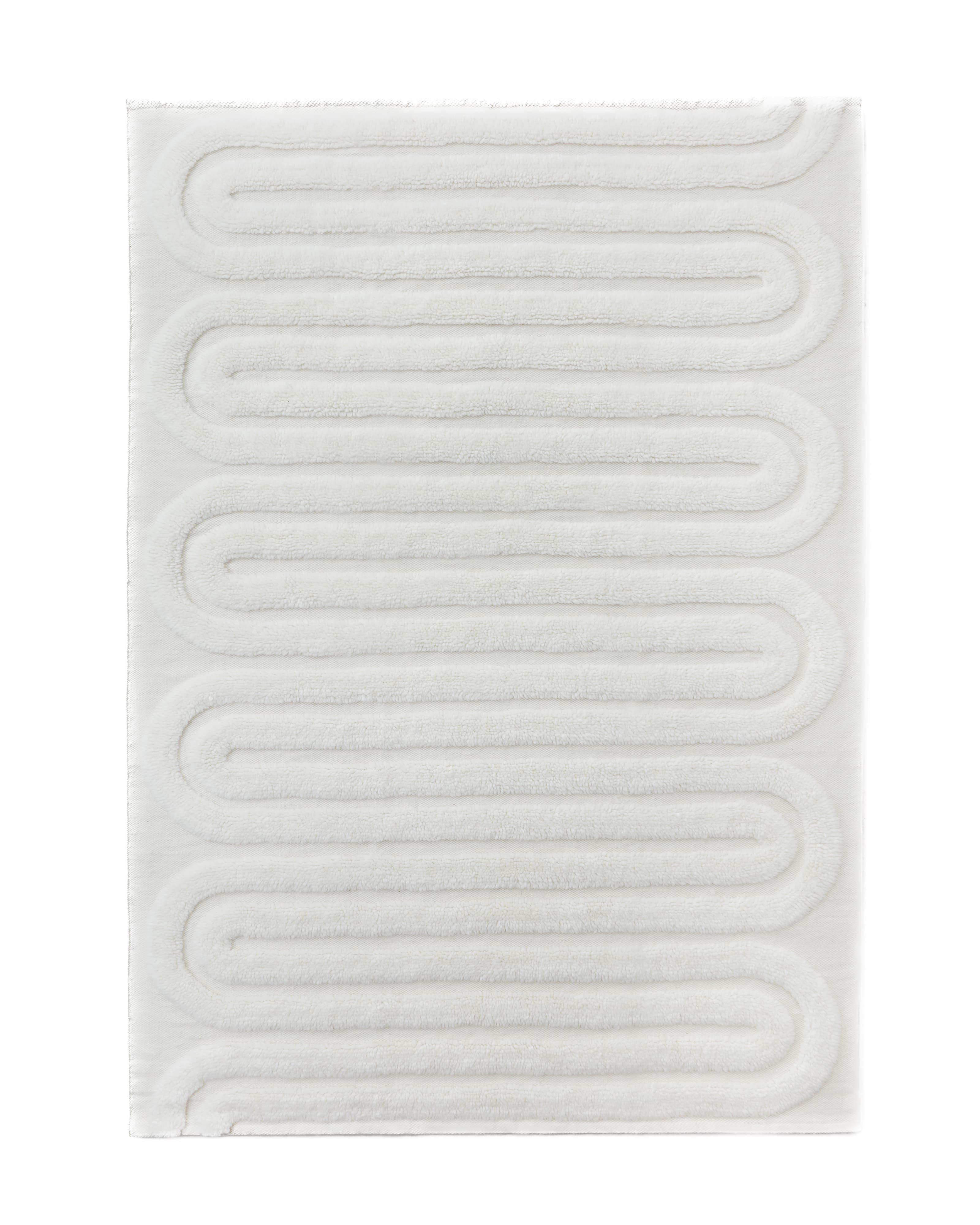 Riklund Wollteppich Offwhite 160x230