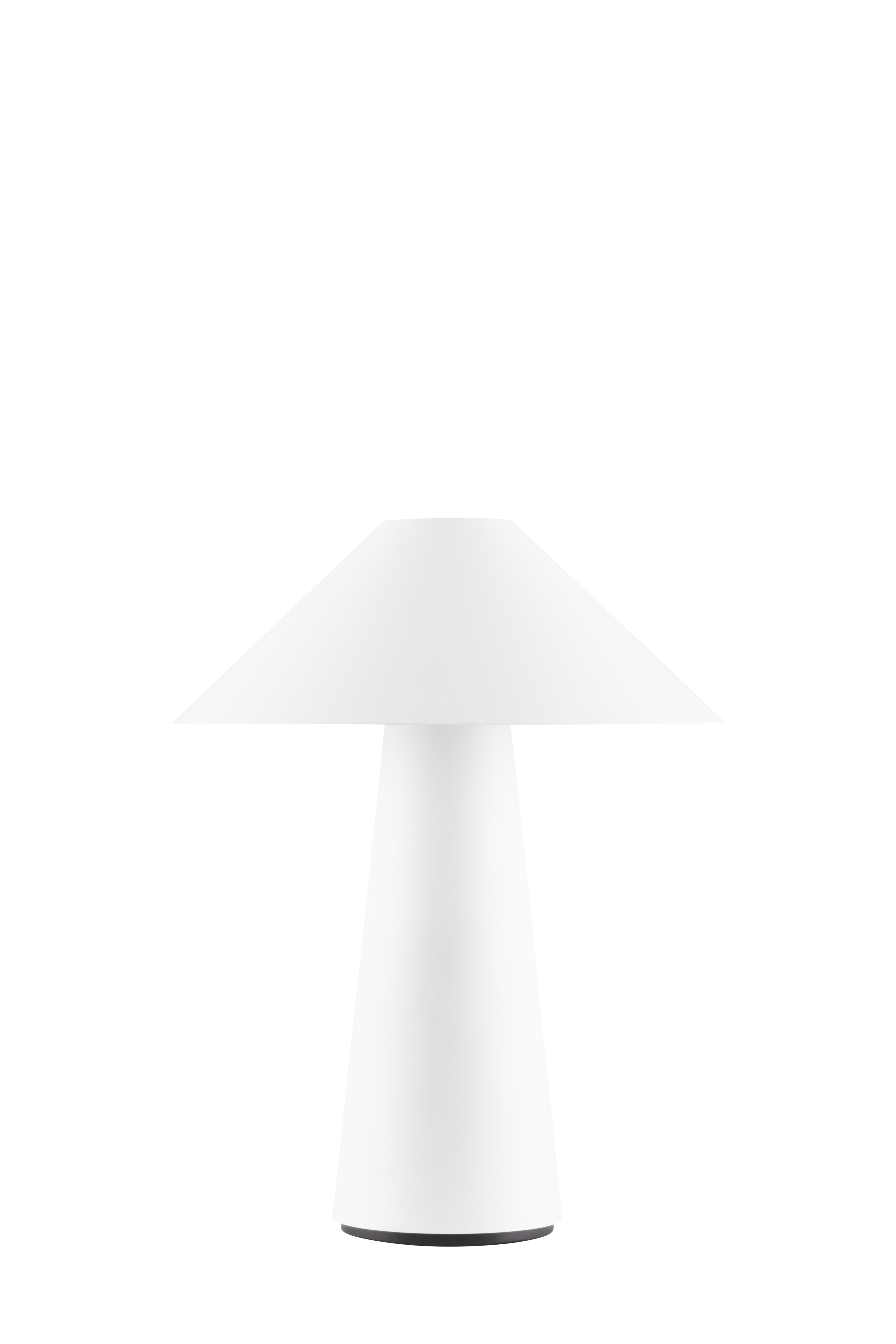 Cannes Portabel Tischlampe Weiß 26cm
