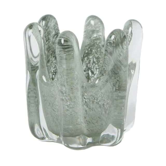 Helix Kerzenhalter Moosgrün 14cm