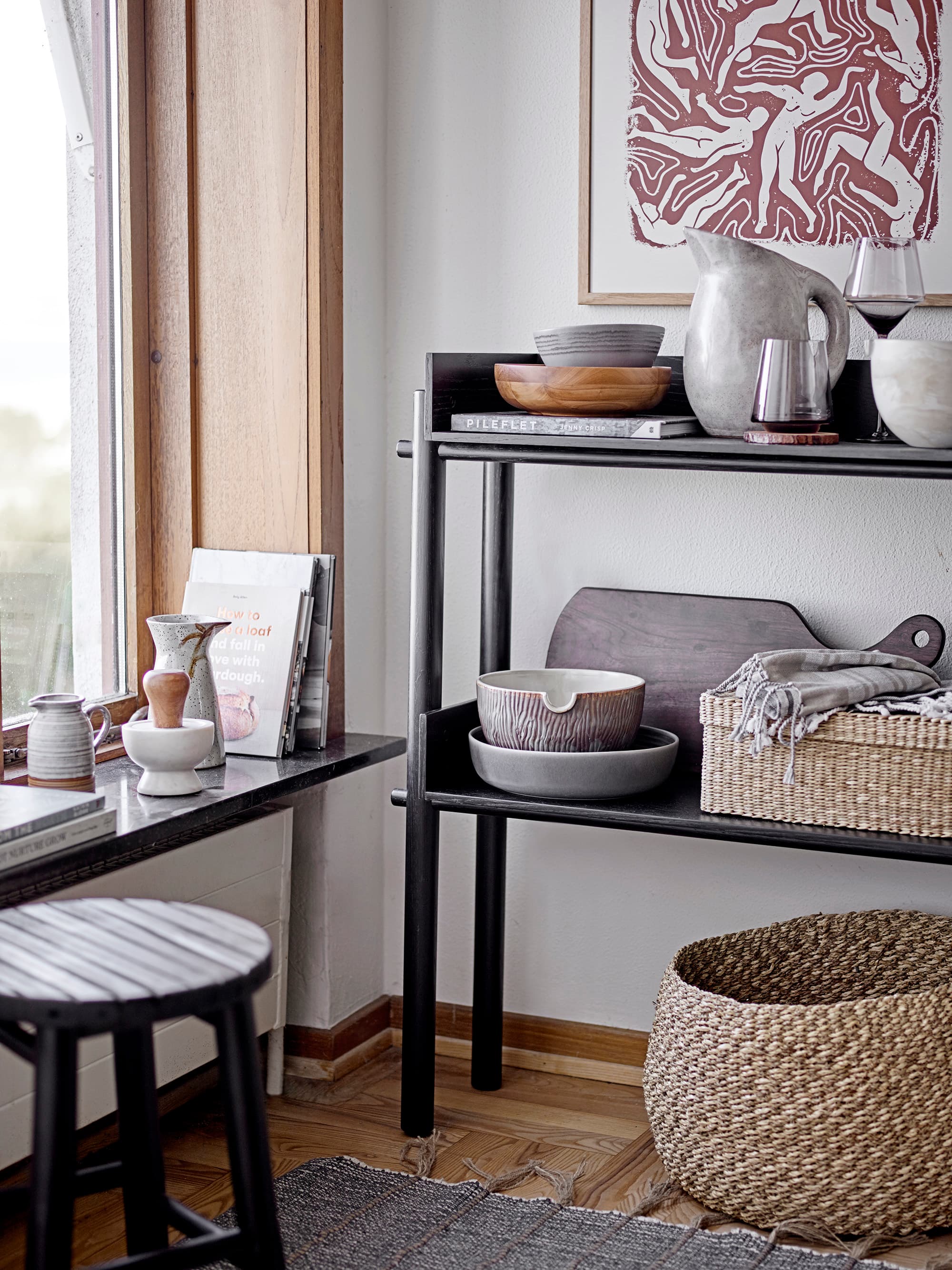 Bilbo Stool Black
