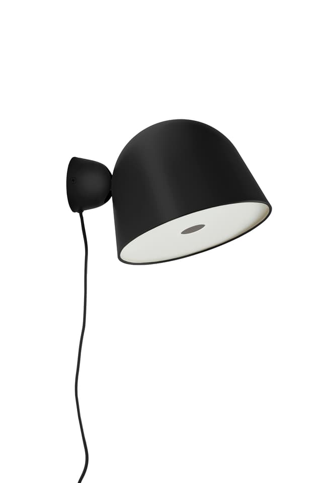 Kuppi Wandleuchte Schwarz