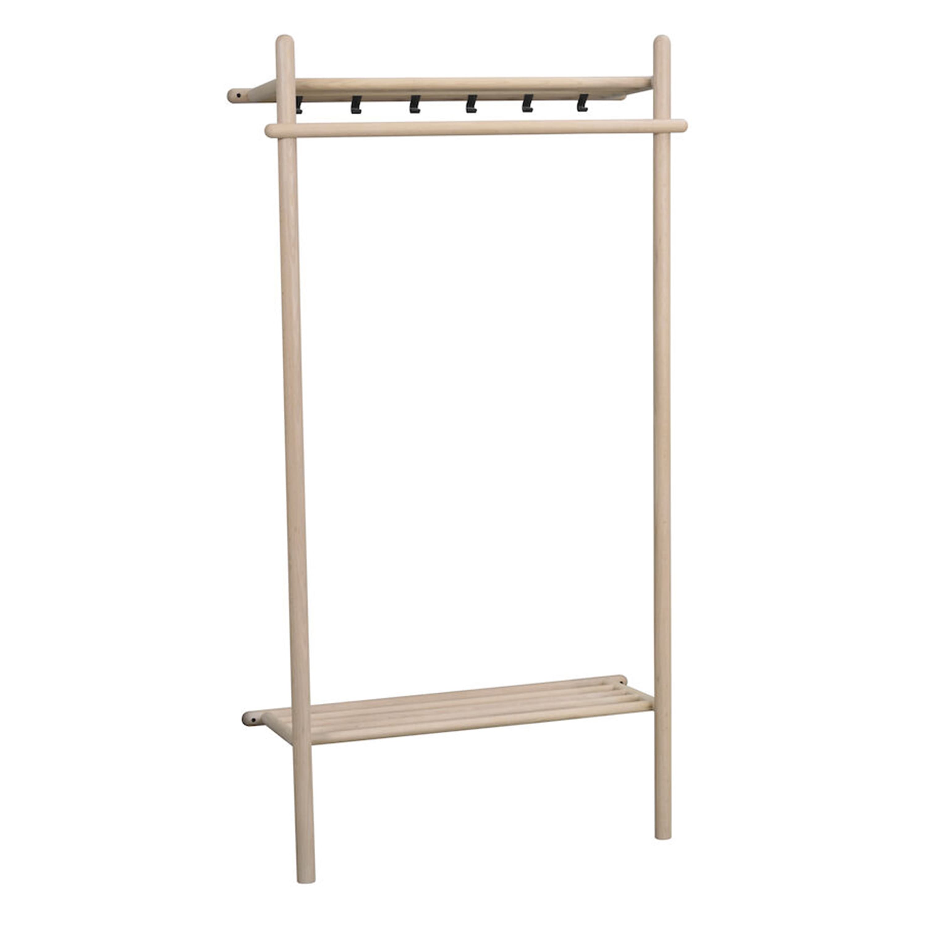 Milford Clothing Rack White Washed