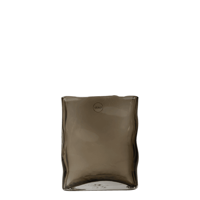 Meadow Glass Vase Brown Small