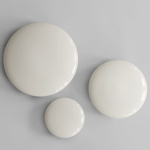 Hikari Wandleuchte Opal White Ø35