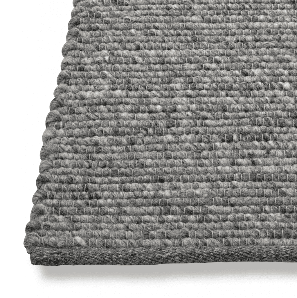 Merino Woll-Läufer Granit 80x250