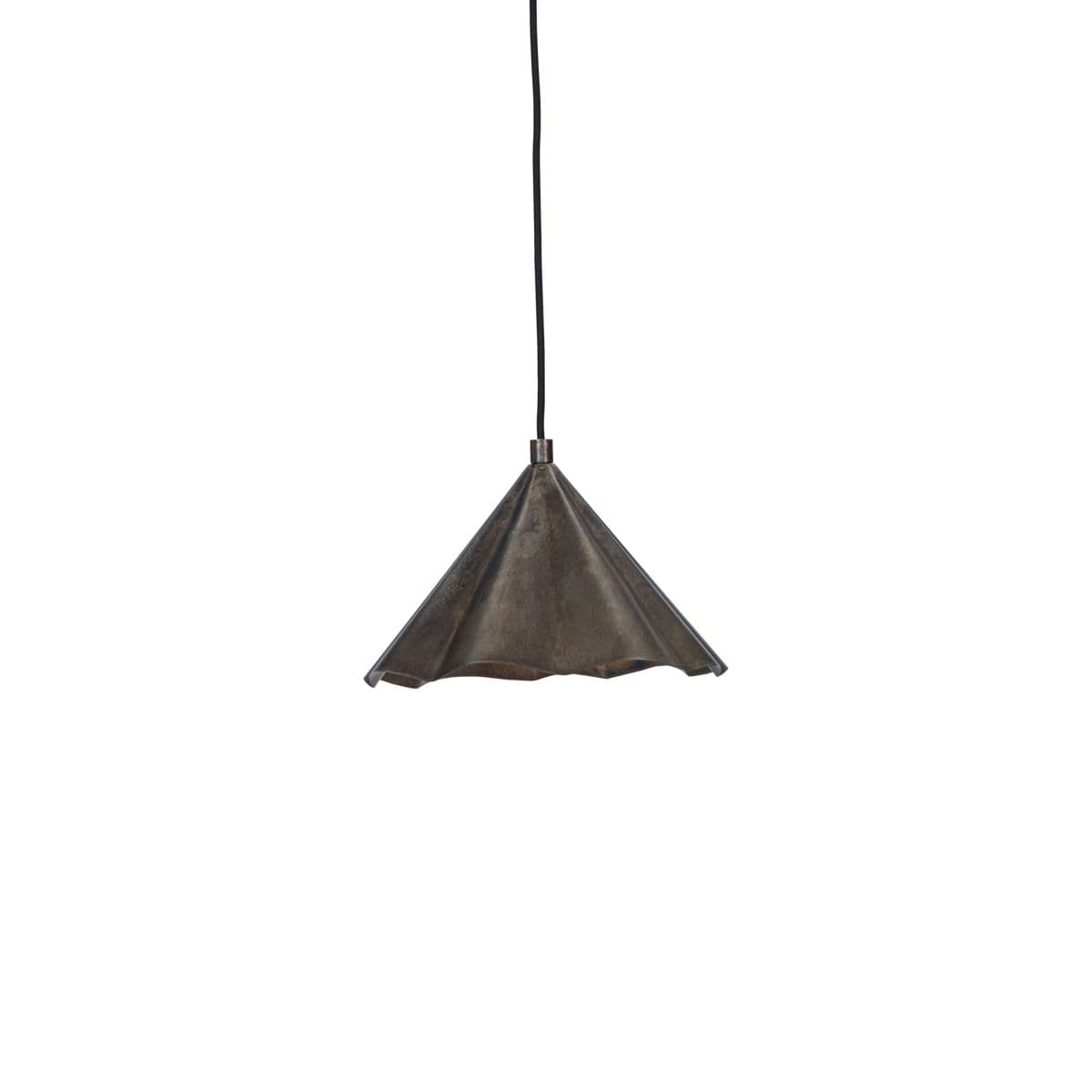 Flola Deckenlampe Antikbraun Ø30
