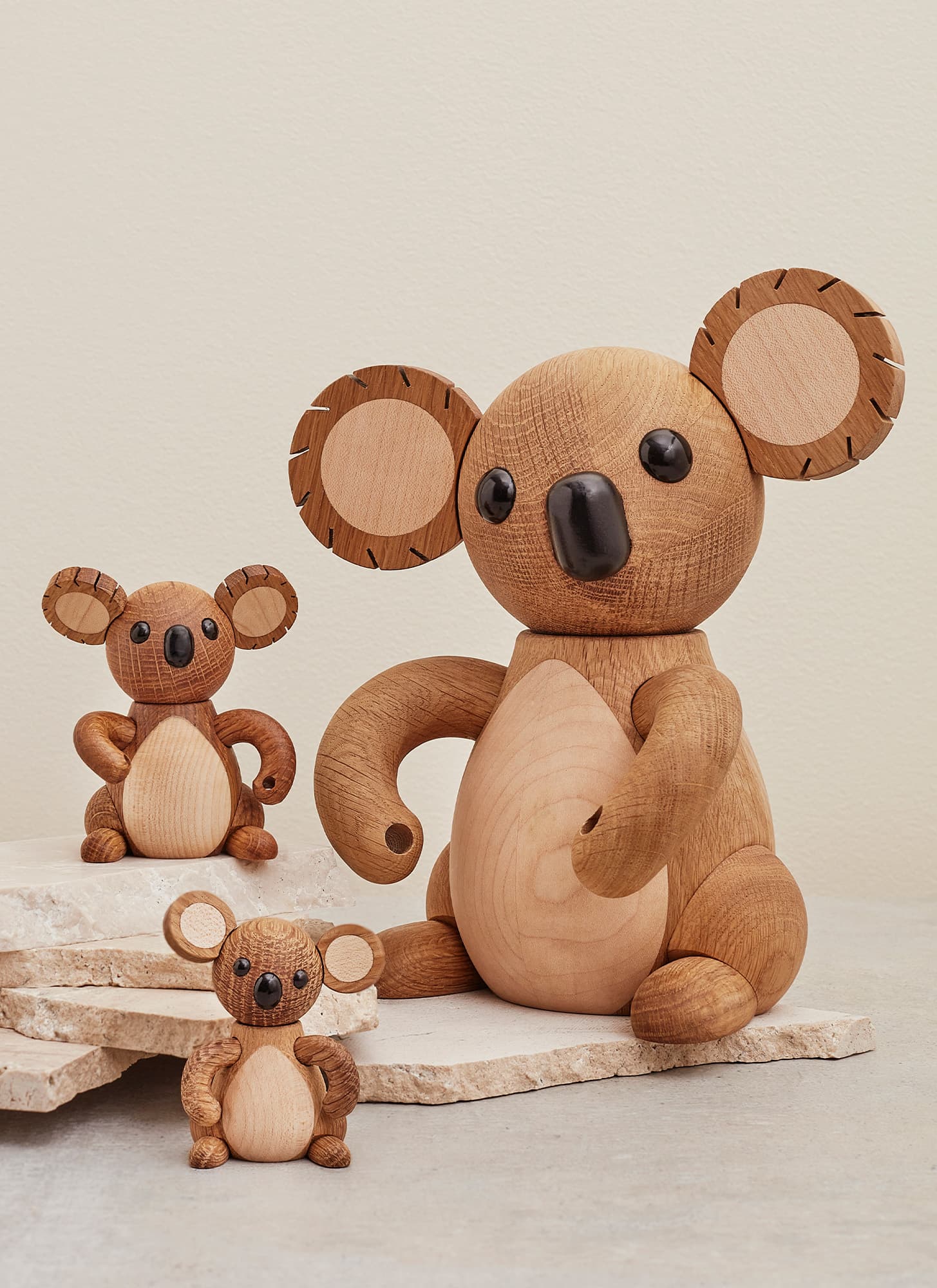 Joey Koala Dekoration Eiche/Esche 7,5 cm