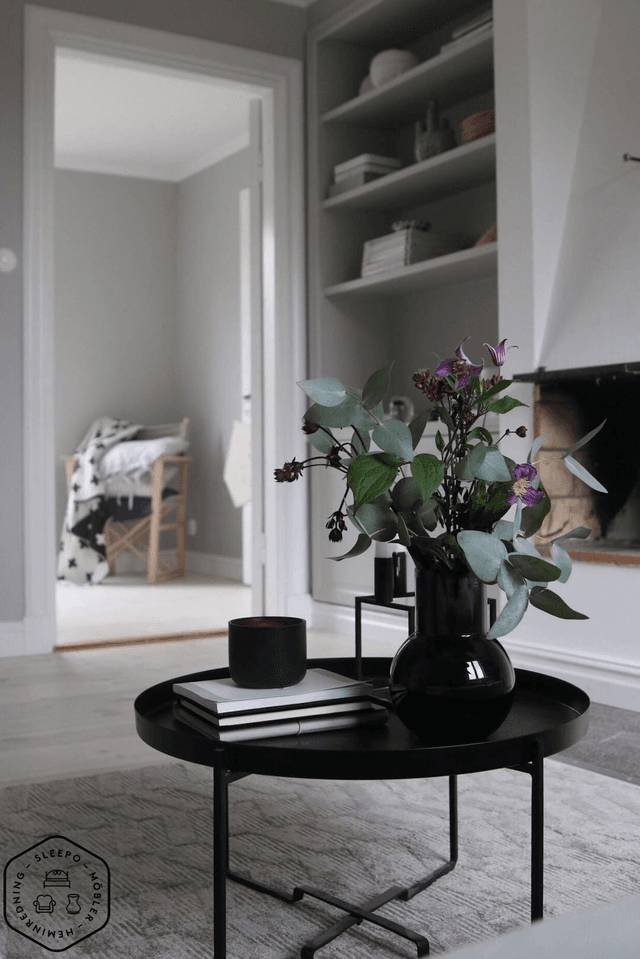 Pallo Junior Vase Schwarz 20cm