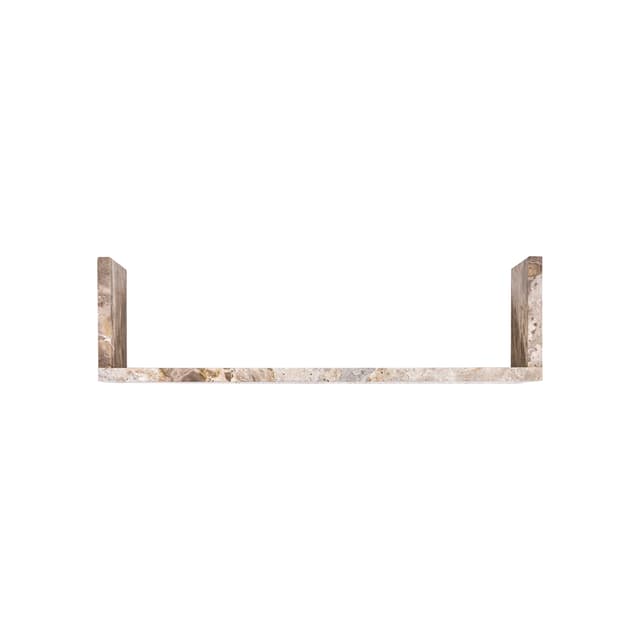 Marr Wall shelf Beige marble 50cm