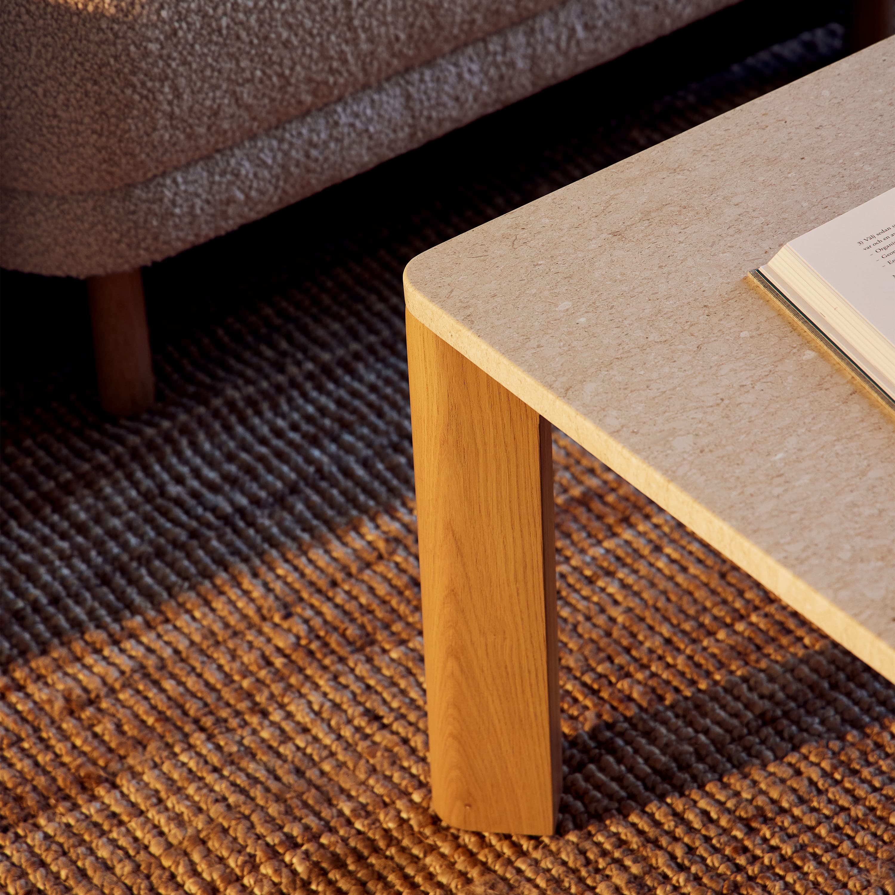 Evoke Couchtisch Eiche 80x40