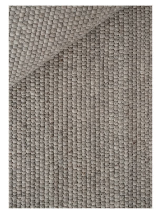 Agner Runde Wollmatte Light Grey Ø240