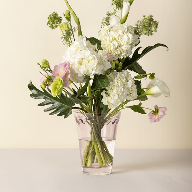 Københavner Vase Glass Quartz Rose 21cm