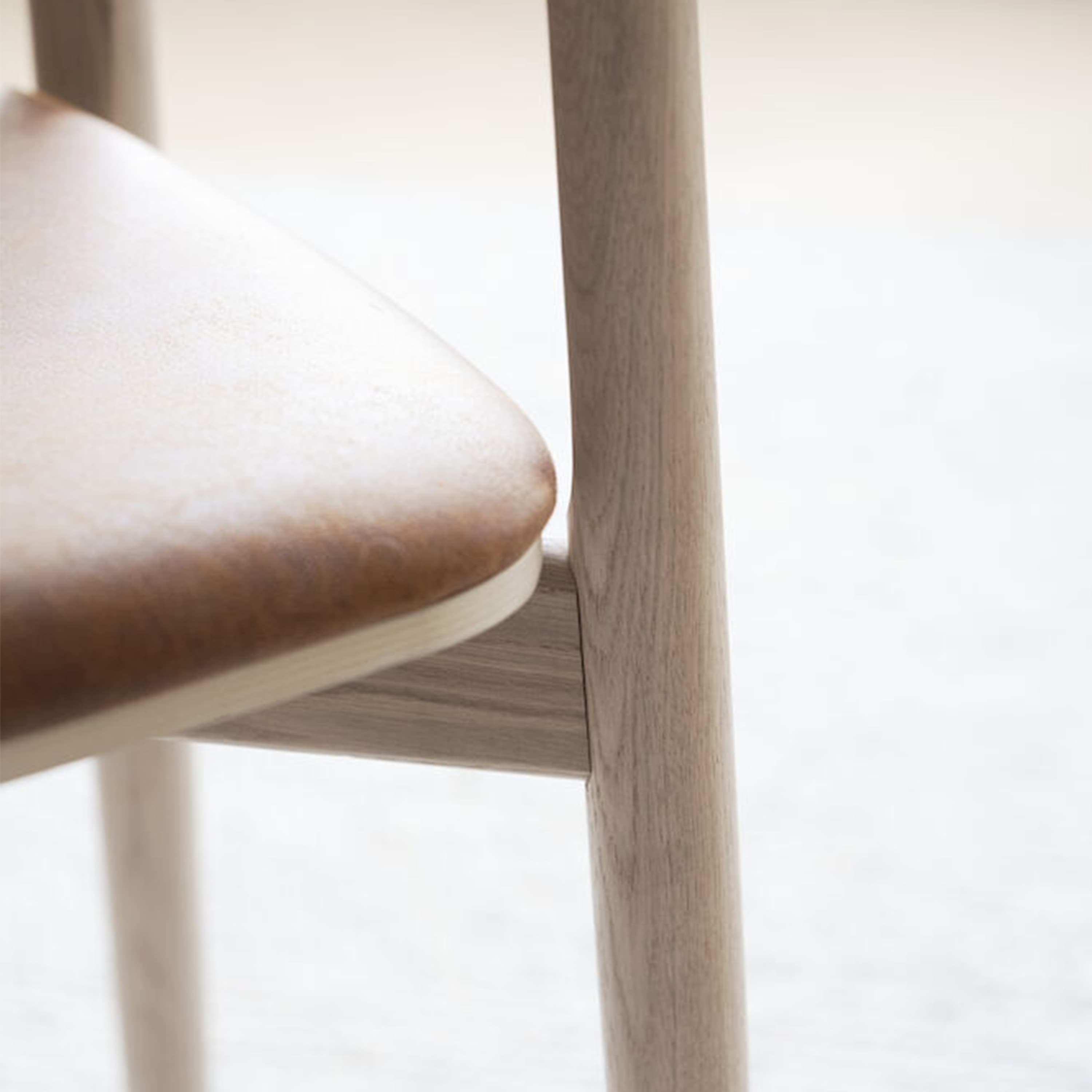 Wolcott Dining Chair White Pigmented Leather