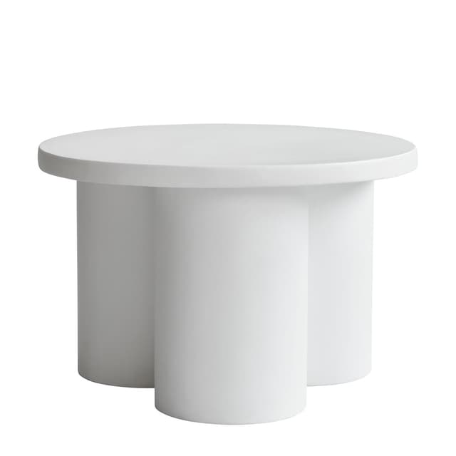 Big Foot Side Table Bone White Low