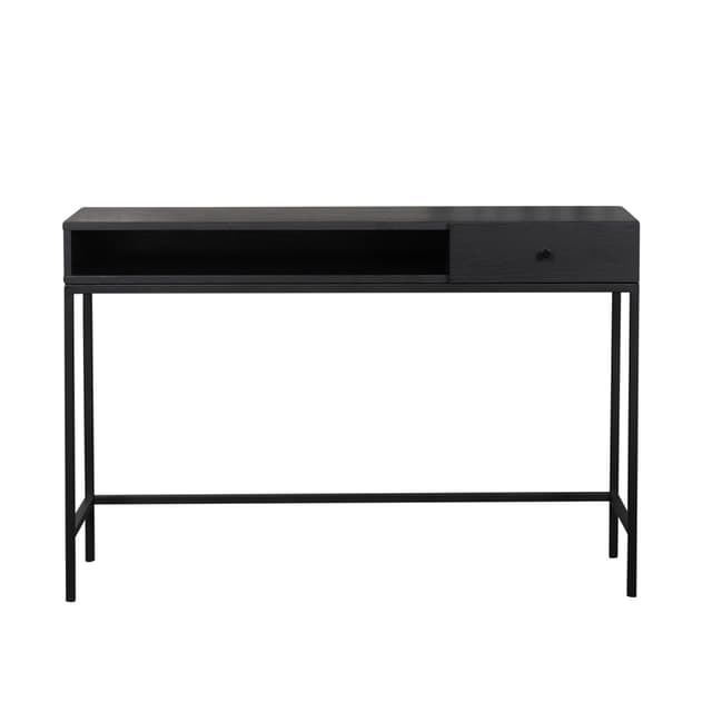 Ezra Konsolbord Svartbetsad Ek 120cm