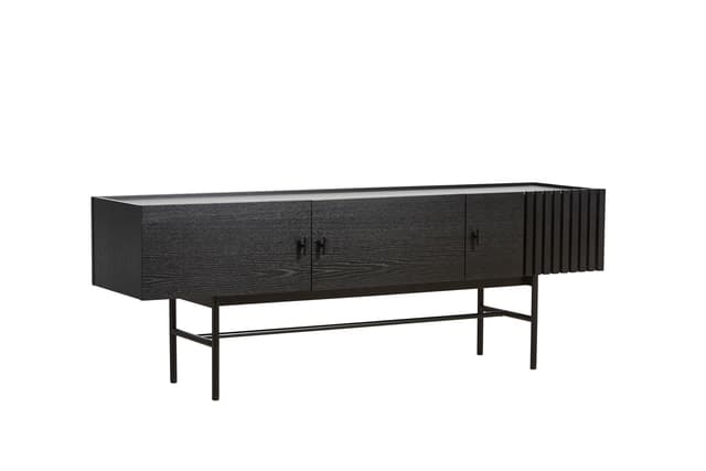 Array Low Sideboard Black 150cm