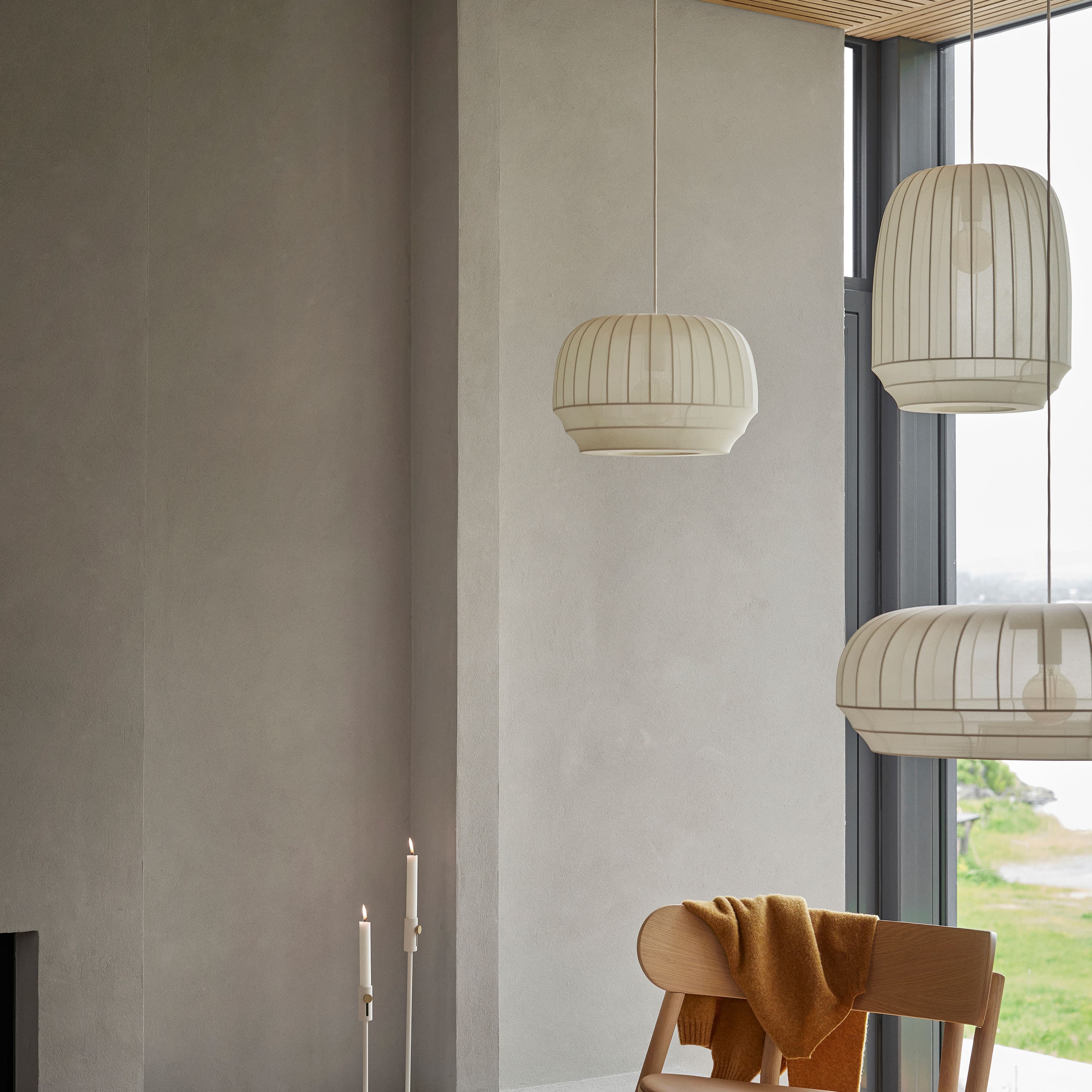 Tradition Ceiling Lamp White Tall
