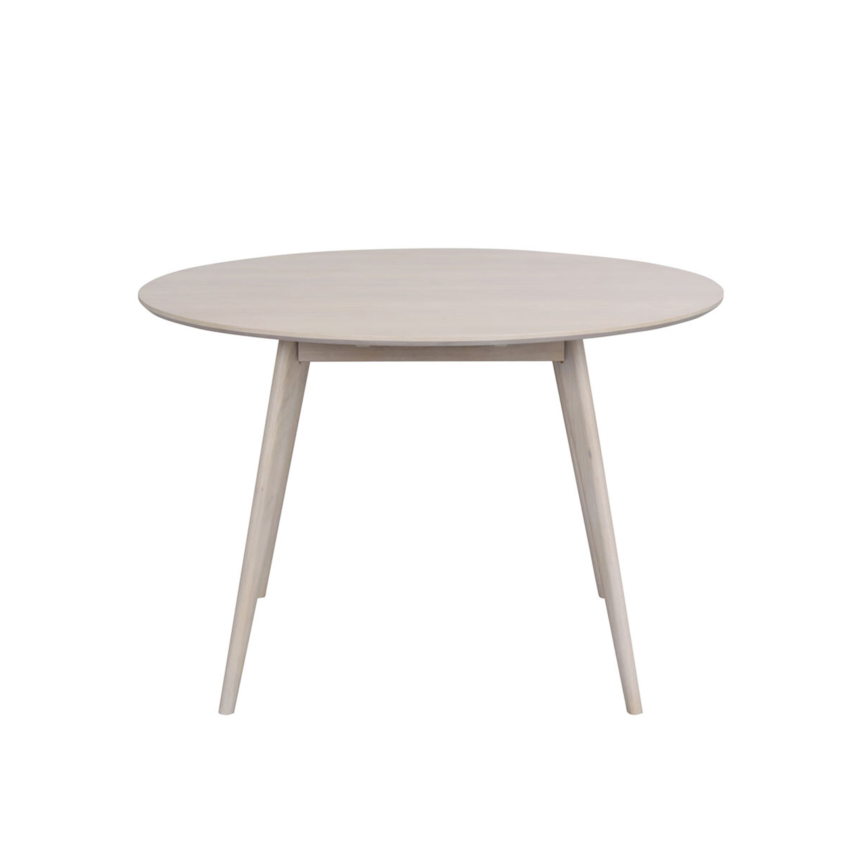 Yumi Dining Table White Washed Ø115