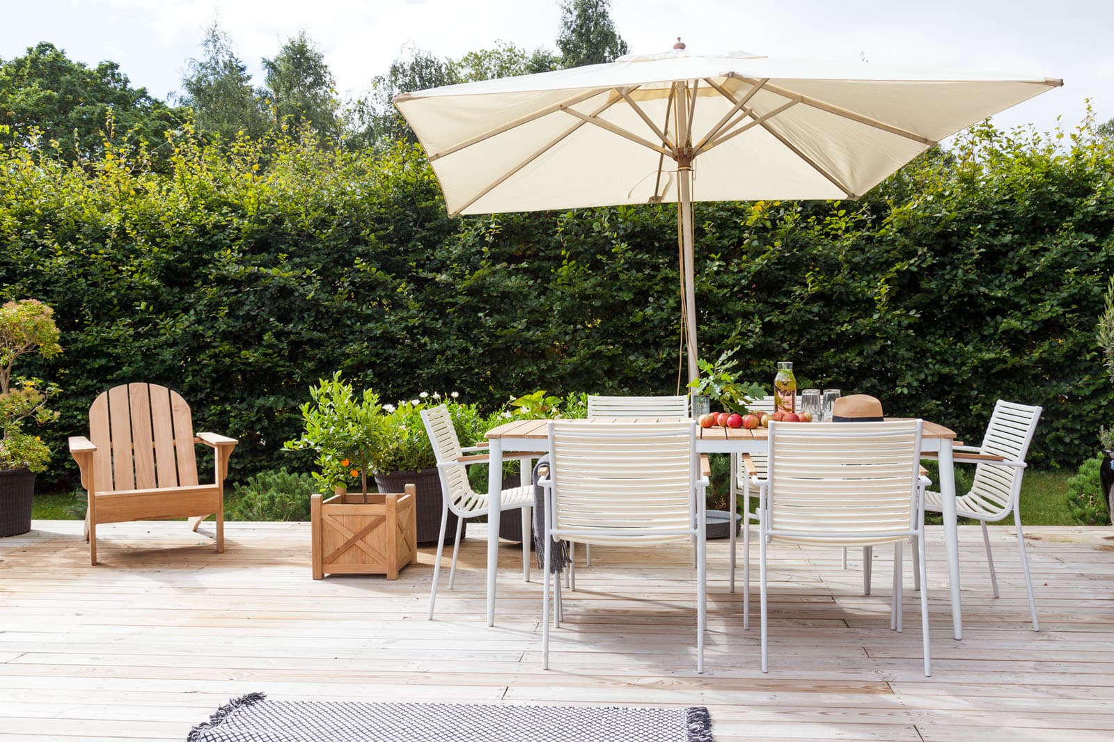 Adirondack Loungesessel aus Teakholz