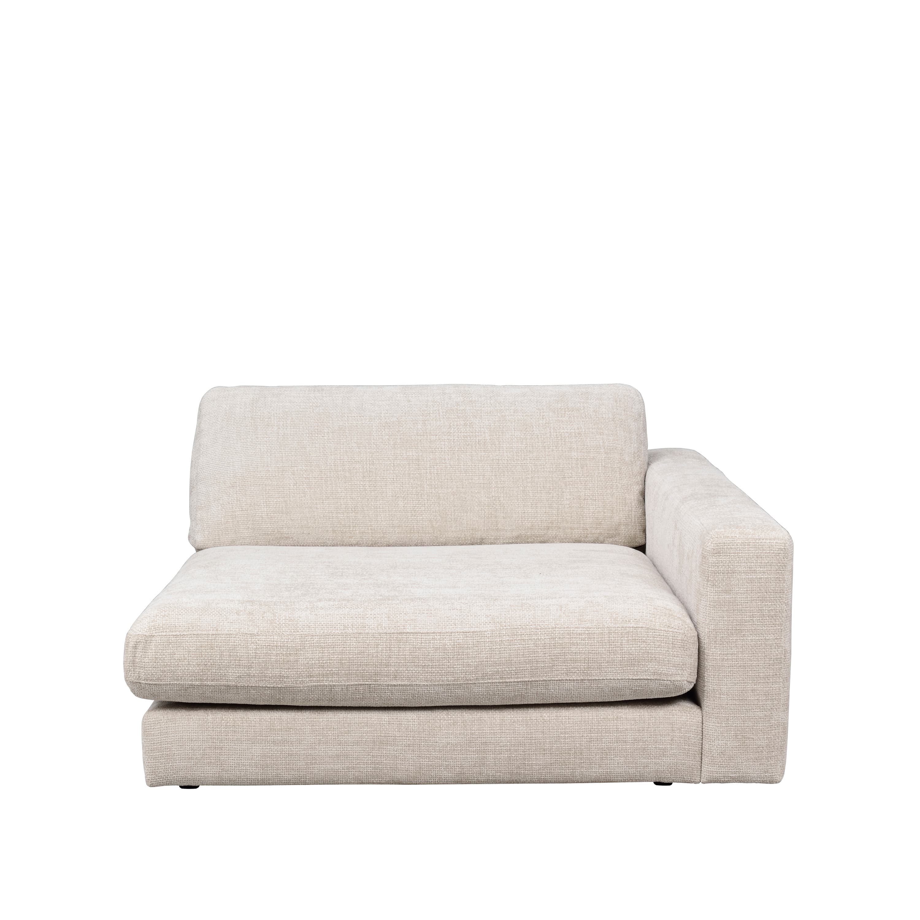 Duncan 1.5-sits Modul Schäslong Höger Ljusgrå