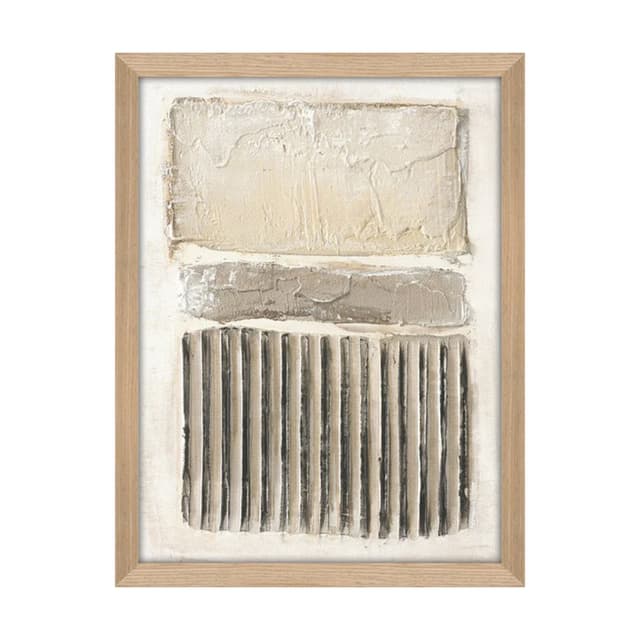Art Structure 2 Bild Eichenrahmen 30x40