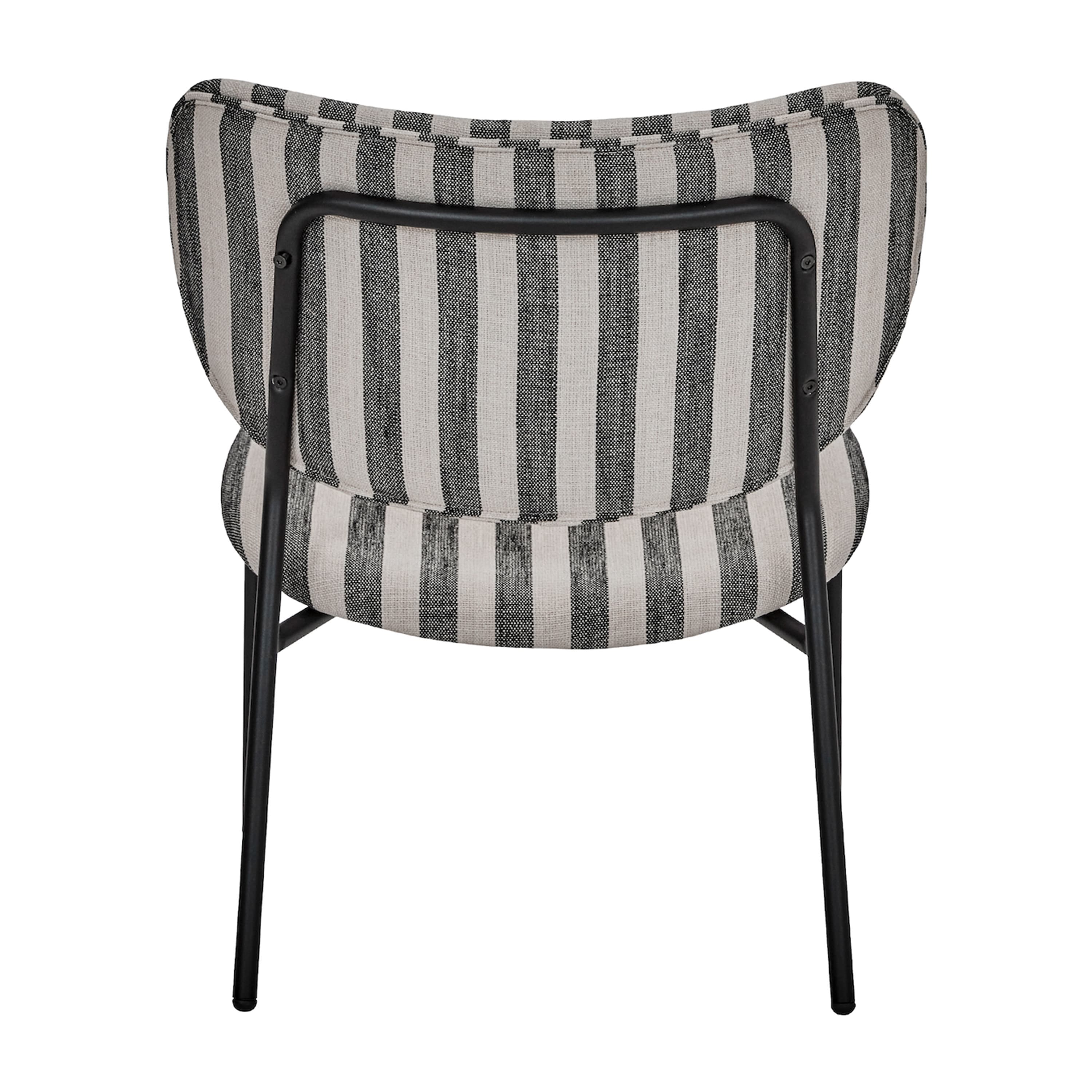 Longa Loungesessel Schwarz/Off-White