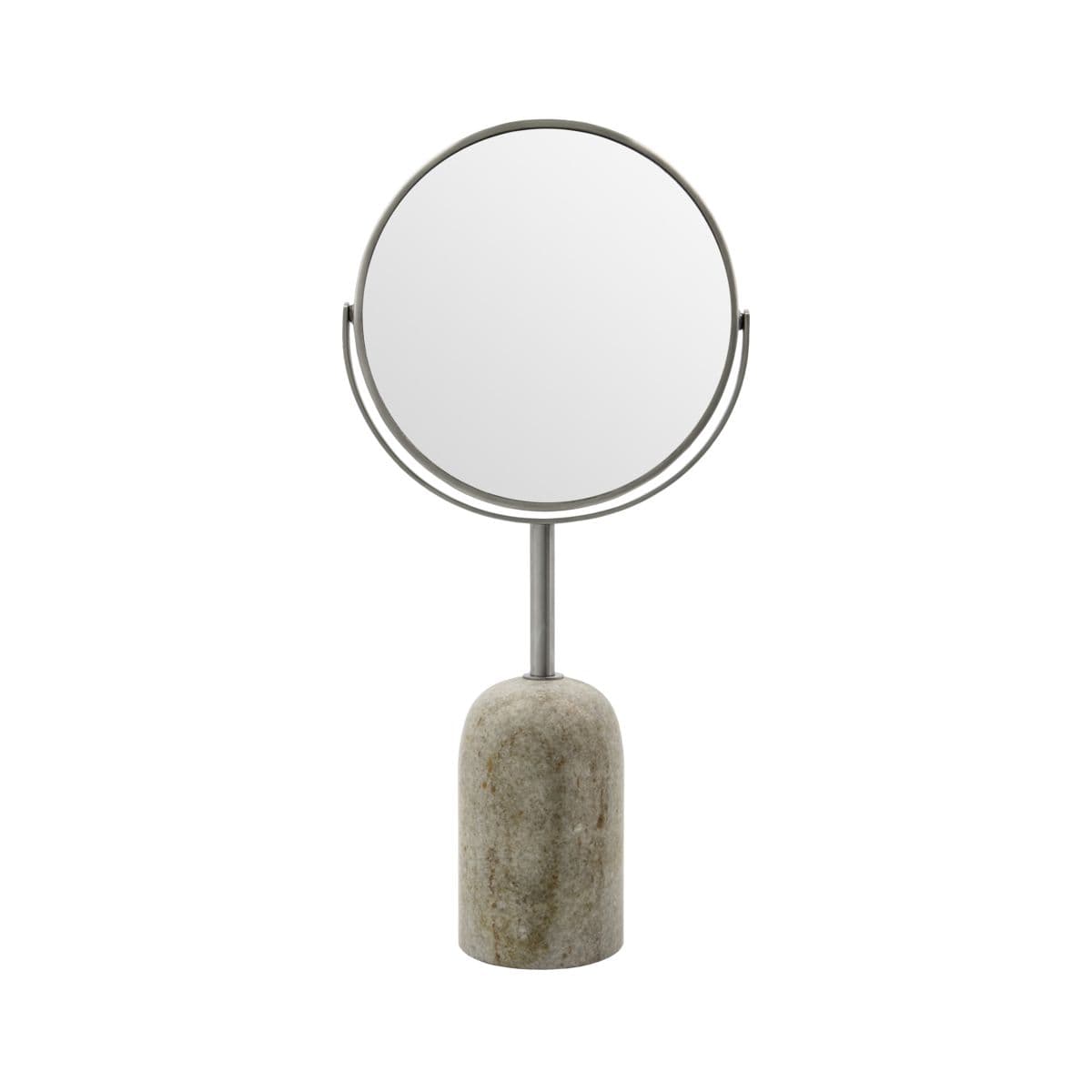 Marble Zweiseitiger Spiegel Beige Ø19