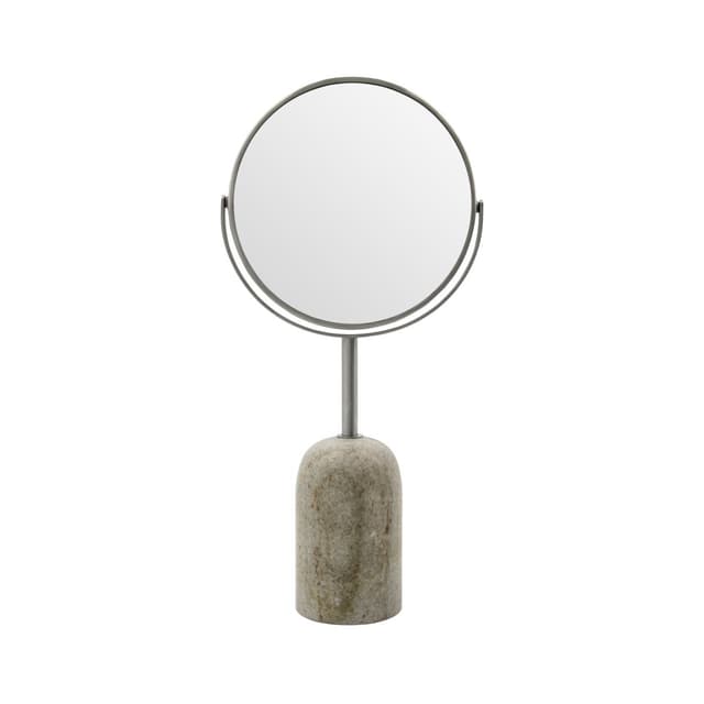 Marble Zweiseitiger Spiegel Beige Ø19