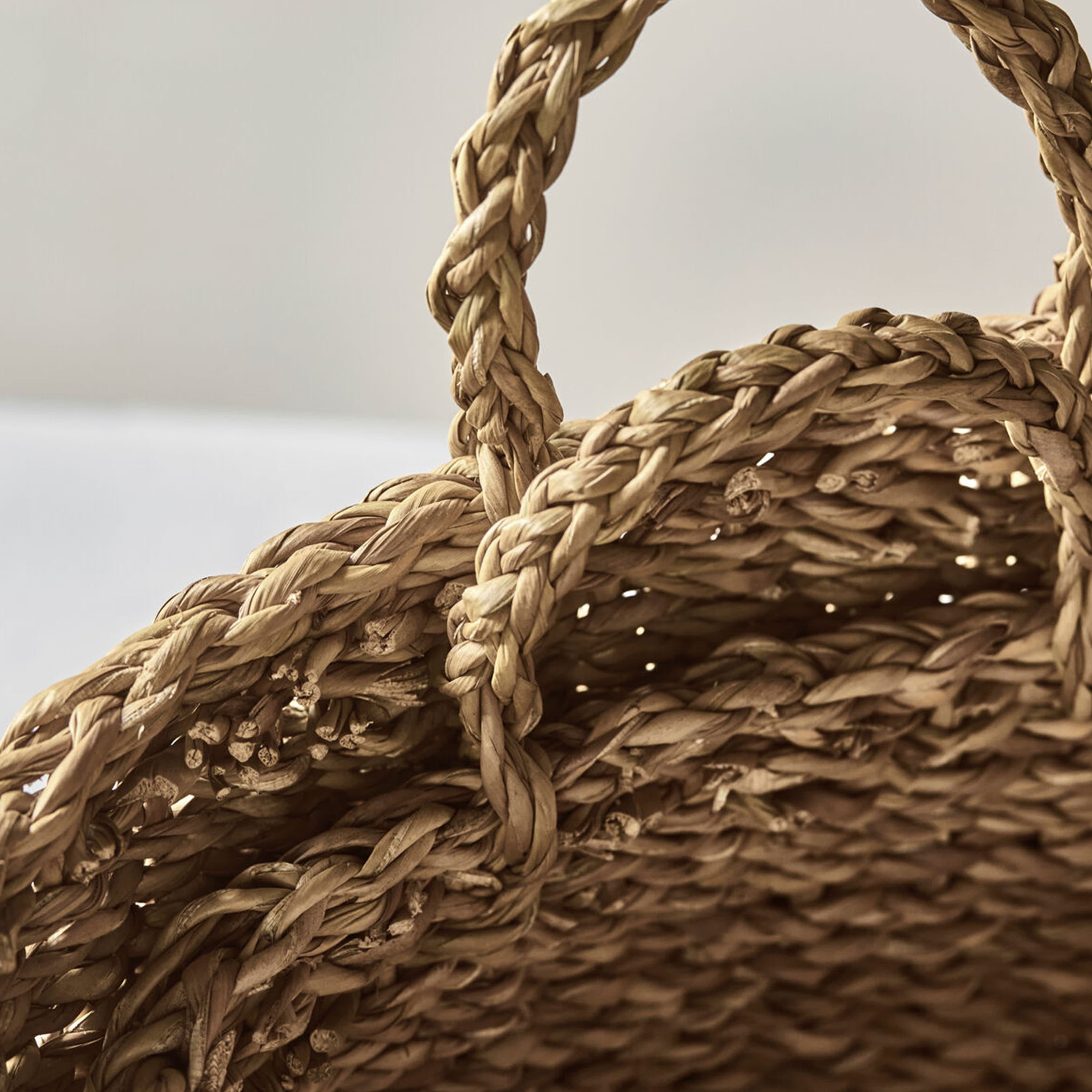 Oval Storage Basket Natural 2-pack