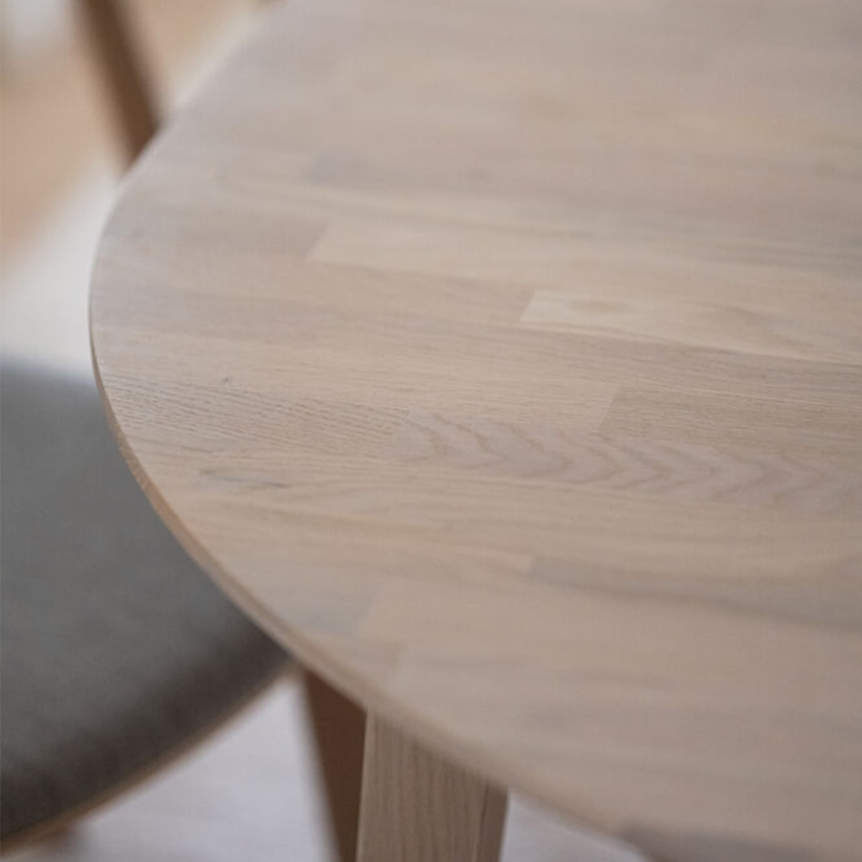 Filippa Dining Table Oval White Washed 170+40