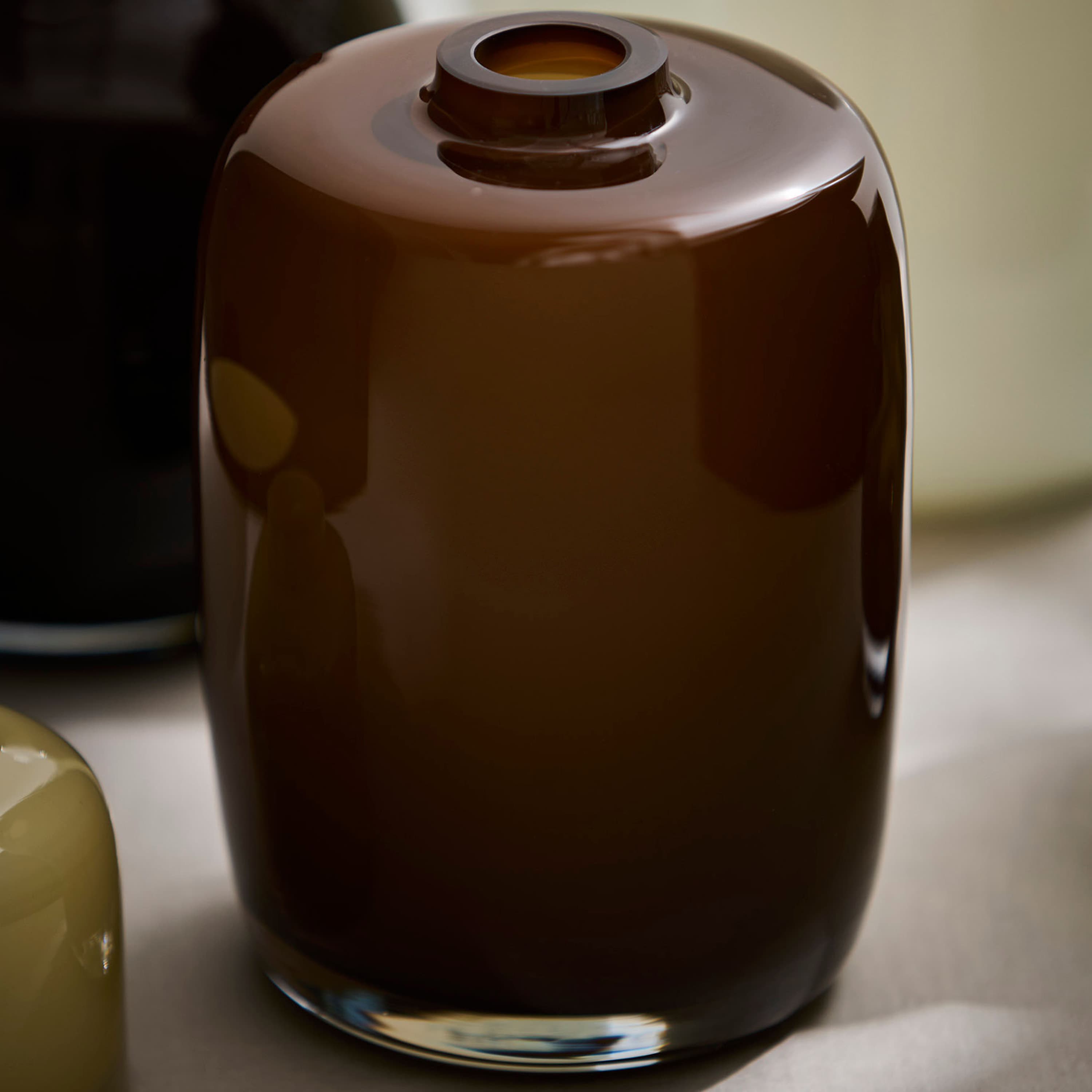 Verona Vase Braun Hoch