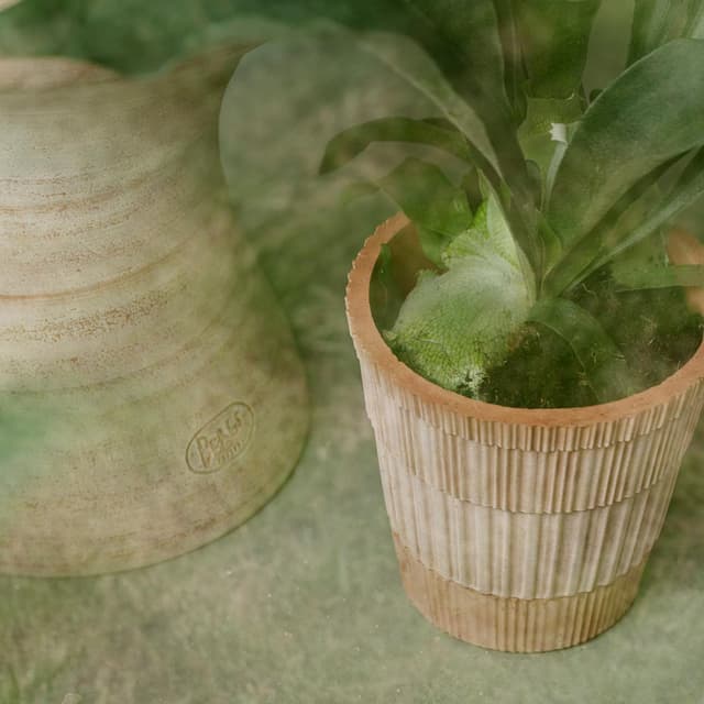 Atlas Pot Raw Pink Terracotta Ø25