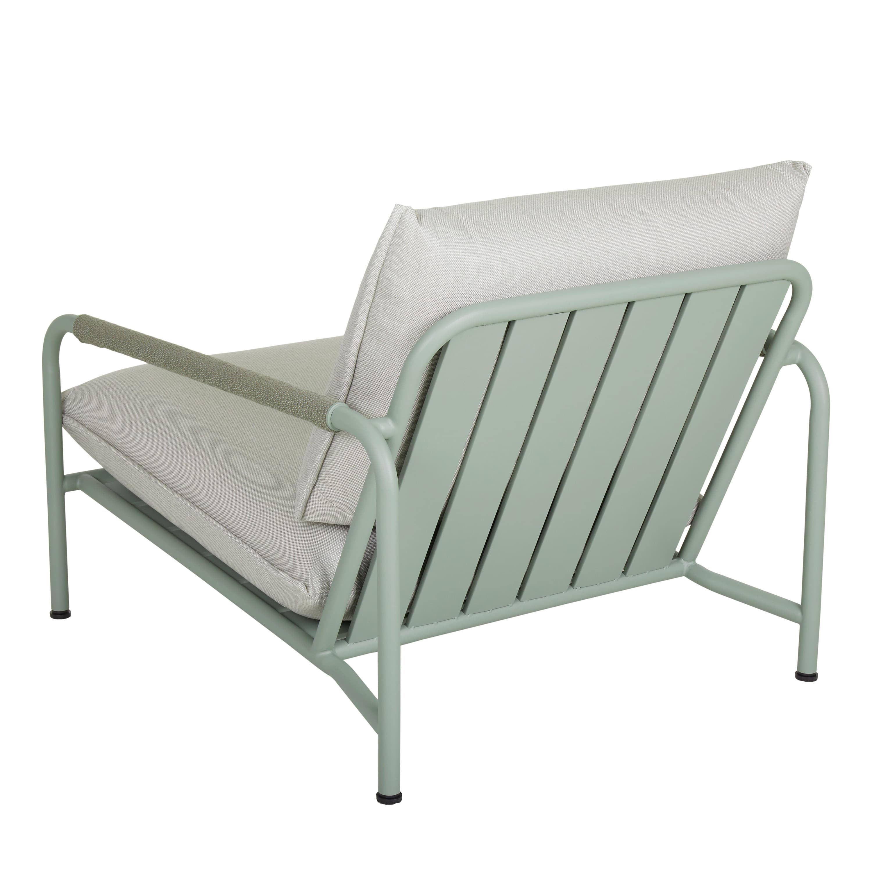 Lerberget Loungesstol Dusty Green/ash