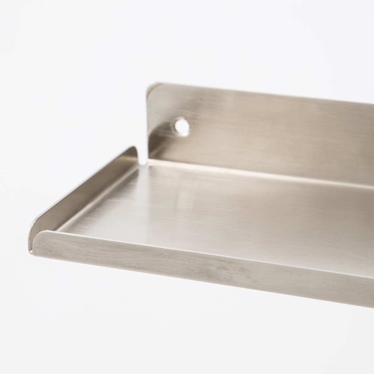 Ledge Wandregal Gebürstetes Silber 80cm