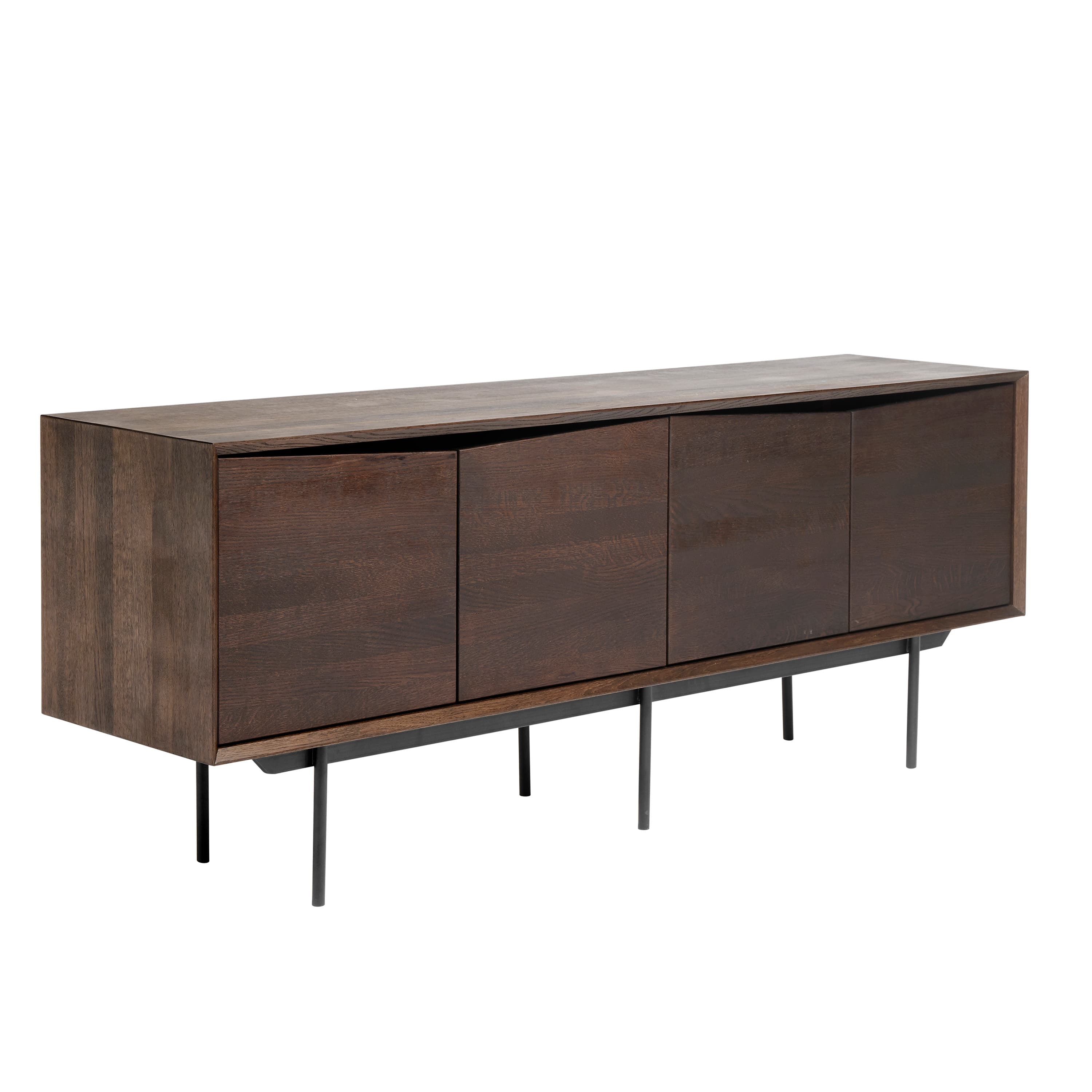 Wing Sideboard mit 4 Türen Smoked Oak 185x72