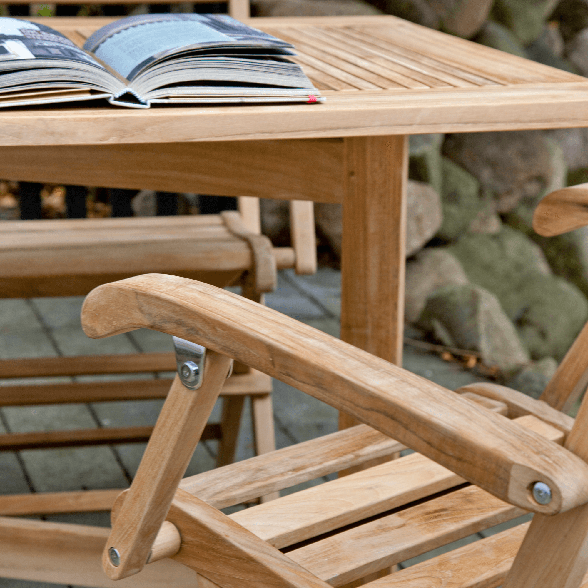 York Folding Chair Teak