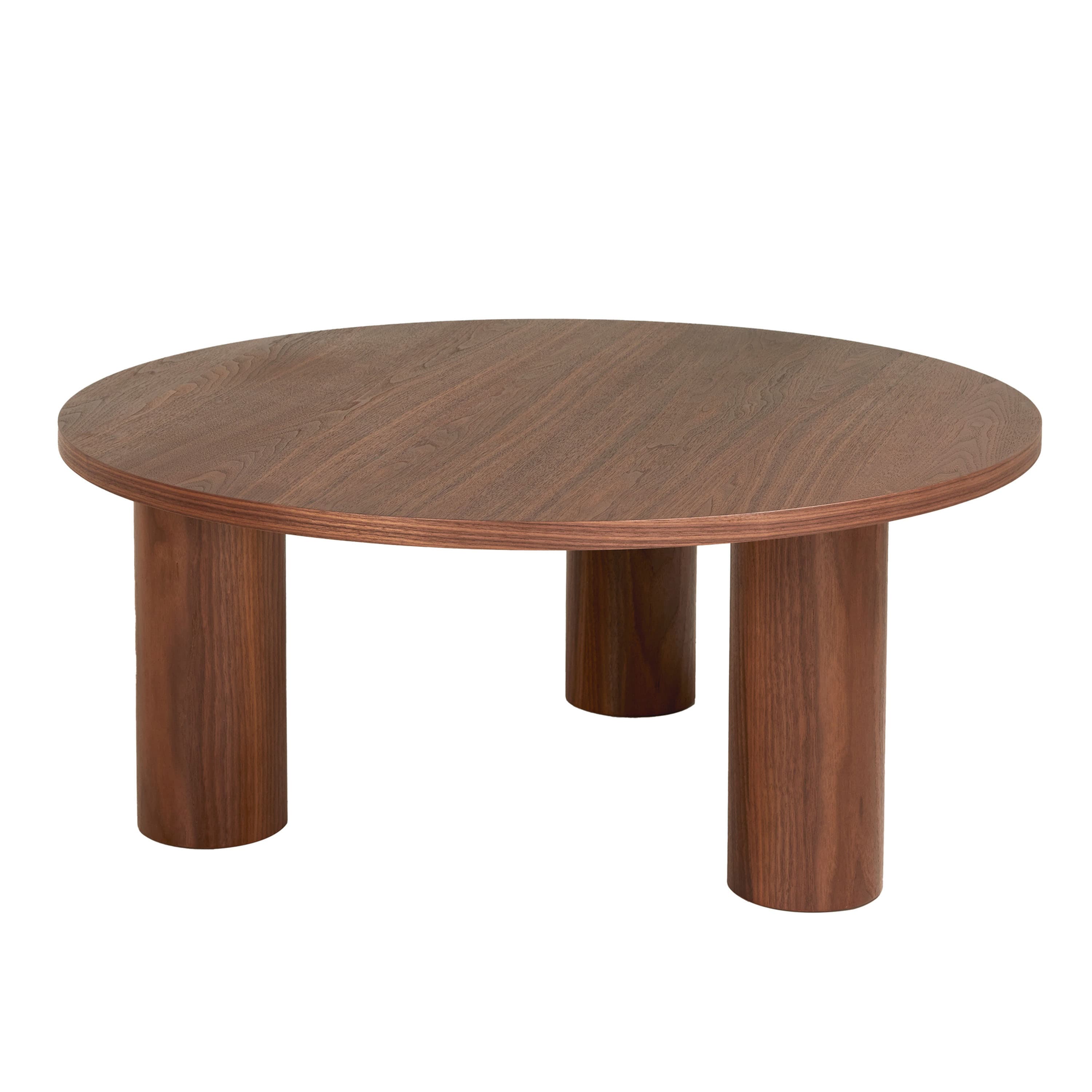 Melvin Couchtisch Walnuss Ø100
