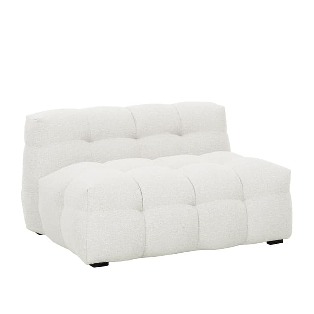 Billie Loungesessel Ivory Bouclé 120cm